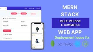 How to fix deployment issue in the MERN Stack Multivendor E-commerce series | important announcement