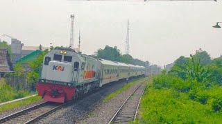 CC 201 92 18 CPN feat KA LOGAWA | Jember - Purwokerto Lepas Stasiun Bangil