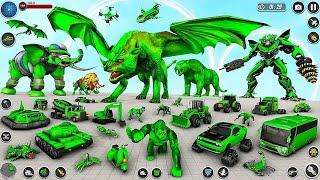 Multi Animals Robot Car Dragon Transform Game - Android GamePaly