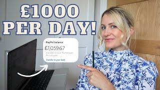 HOW TO MAKE £1000 TODAY! SIDE HUSTLES & PASSIVE INCOME IDEAS - 10 New Streams Of Income For 2024.