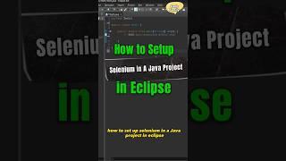how to setup selenium in a java project in eclipse, download and install selenium @codefamily