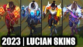 ALL LUCIAN SKINS SPOTLIGHT 2023 | League of Legends