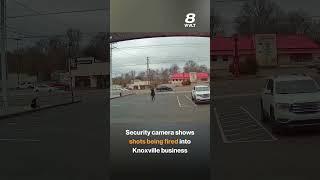 Security camera shows shots being fired into Knoxville business