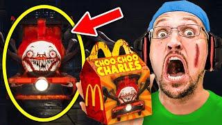 9 YouTubers Who Ordered CHOO-CHOO CHARLES.EXE HAPPY MEAL At 3AM! (FGTeeV, LankyBox & FV FAMILY)