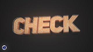 Cool light text in Cinema 4D Text in Cinema 4D