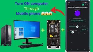 Turn On Computer Through Mobile Phone Using Blynk IOT