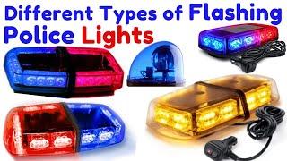 Police Lights | Different Types of Flashing Strobe lights #police #policelight #strobe #policelights
