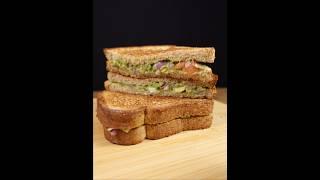 "Avocado Bliss: Diet-Friendly Sandwich Delight!" #asmr #shorts