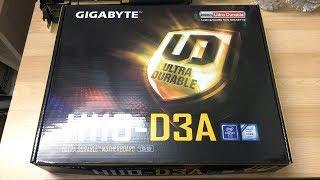 Gigabyte H110-D3A Unboxing | Gigabyte's in on the mining craze as well