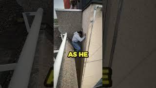 This Guy Slid Down A Building Using 2 Walls 