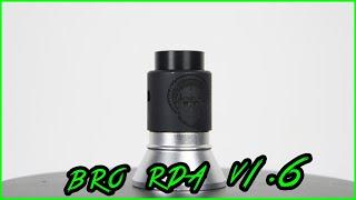 BRO RDA V1.6: DRIPPER/RDA DA 24 MM PRODOTTO IN RUSSIA BY BROTHERHOOD VAPE CUSTOM ITA