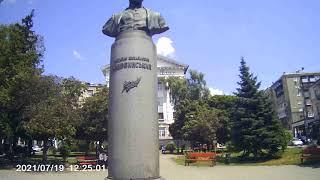 Poetry Square, Kharkiv, Ukraine July 19th 2021, video - 4K