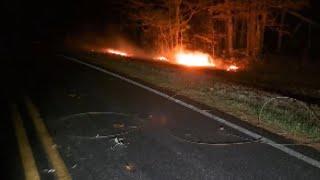 Small fire caused by downed power lines during storms in Coweta County