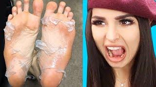 I TRIED A FOOT PEEL MASK
