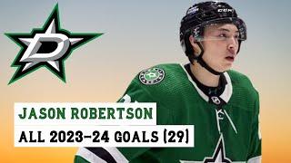 Jason Robertson (#21) All 29 Goals of the 2023-24 NHL Season