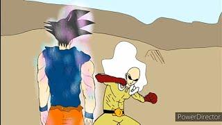 Goku wants to fight Saitama again [Fan animation]