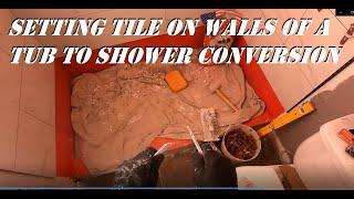 HOW TO SET TILES ON WALLS and NICHE