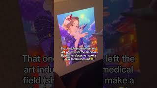 Curse you capitalism #artvlog #notmyart #genshinimpact #genshinoc