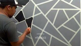 How to Paint Geometric Wall