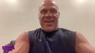 Kurt Angle commemorates the 4th anniversary of the WrestleRock Podcast in his unique style.