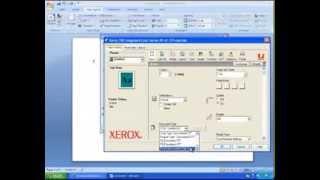 How to print custom size pages on Xerox 700