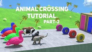 How to make Animal Fountain Crossing Animation in Blender Part 2