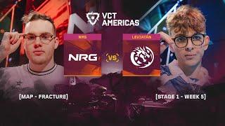 NRG vs. LEV  - VCT Americas Stage 1 - Day 15 - Map 1