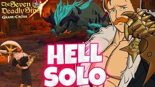 LR ESCANOR SOLOS HELL BELLMOTH DEMON!! NEW PVE GOD?! | Seven Deadly Sins: Grand Cross