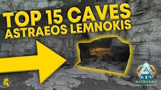 TOP 15 NEW CAVES on ASTRAEOS LEMNOKIS! | ARK: Survival Ascended