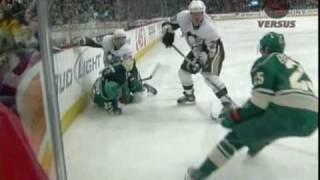 Sergei Gonchar cheapshot on Cal Clutterbuck