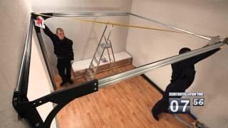 Installation of the sectional door YETT01 (DoorHan)