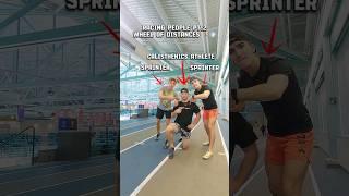 LesRuns Vs Track & Calisthenics Athlete ‍️ #shorts #trackandfield #challenge #race