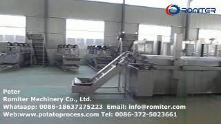 Romiter Group Potato French Fries and Potato Chips Production LIne Machine Factory Visit