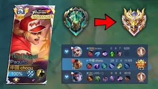 THIS IS WHAT HAPPEN WHEN TOP 1 GLOBAL IMMORTAL PAQUITO BACK TO EPIC!! - MLBB