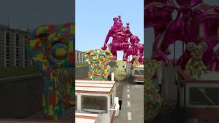 KICKING ALL LEGO and PINK QUARTZ ZOONOMALY MONSTERS in CARS HIGHWAY - Garry’s Mod