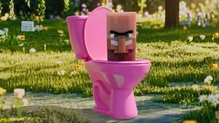 A Minecraft Movie | Skibidi Toilet Minecraft Villager