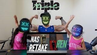 (Triple Threat feeling Gangsta!!) Ren - Halftime ( Nas Retake ) Reaction #ren  #renmakesmusic