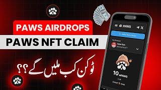 Paws Airdrop NFT Voucher Claim || Paws Airdrop Listing Date || Paws Airdrop New Update Today