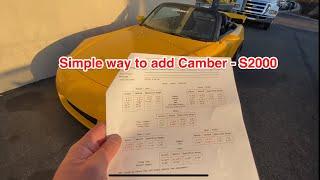 Fix Camber on your S2000 - Ballade Sports Front Camber Kit