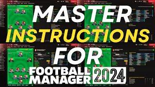 The BEST Instructions For Football Manager Tactics | FM24 Tactics