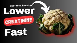 Top 5 foods to lower creatinine level and heal kidneys fast #healthhijk