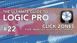 Logic Pro #22 - Click Zones: Fade, Marquee, Quick Swipe Comping