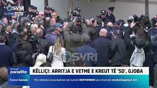 Efektivi i policisë humbet ndjenjat gjatë protestës para Bashkisë