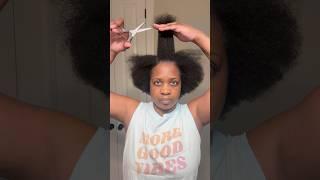 How to trim your ends at home #shorts #hair