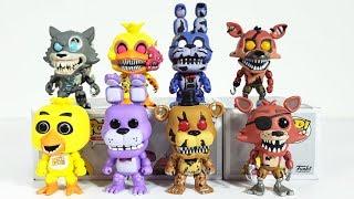 Five Nights At Freddy's FNAF 8 Figuras de Funko Pop Freddy Bonnie Chica Juguetes Divertidos