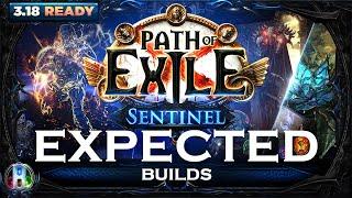 POE 3.18 - 10 EXPECTED BUILDS FOR SENTINEL LEAGUE - POE BUILDS - PATH OF EXILE BUILDS