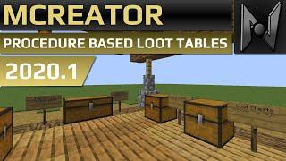 MCreator Tutorial: How to make procedure loot tables | 2020.1