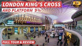 【4K】London King's Cross - The Station That Platform 9¾ made World-Famous - With Captions【CC】