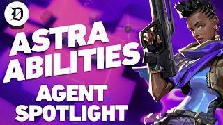 VALORANT New Agent ASTRA - IS ASTRA BROKEN?! - ALL Abilities Explained -