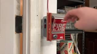 FCI MS-2 Fire Alarm Pull Station Test